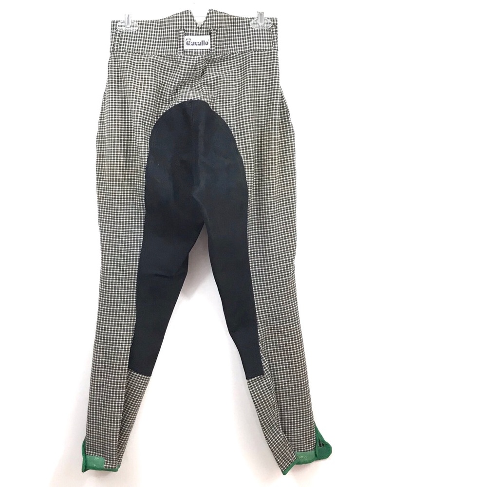 CAVALLO Full Seat Breeches - subtle black plaid